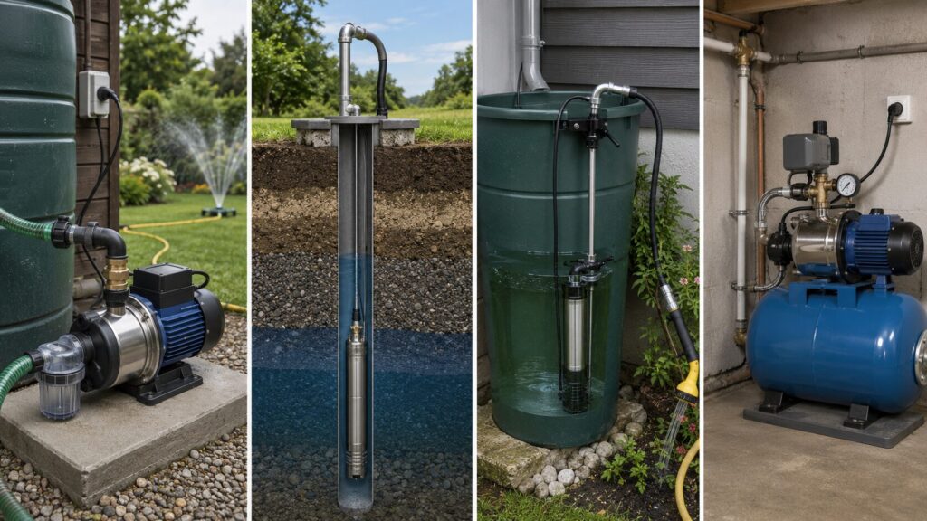 Schwengelpumpe Vergleich: 7 Modelle für Brunnen, Garten und stromlose Wasserentnahme 20 Gartenpumpe, Brunnenpumpe, Regenfasspumpe und Hauswasserwerk im Einsatz