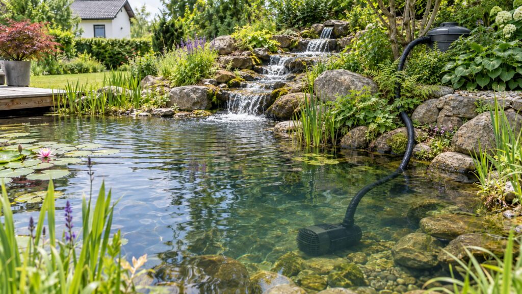 Teichpumpe, Bachlaufpumpe und alles Wissenswerte zum Solarbetrieb